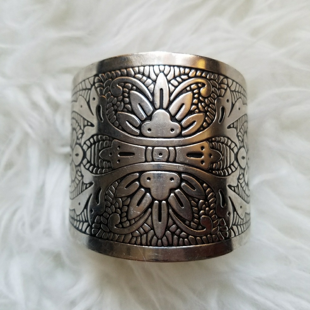 Silver Cuff Bracelet - Picture 6 of 7